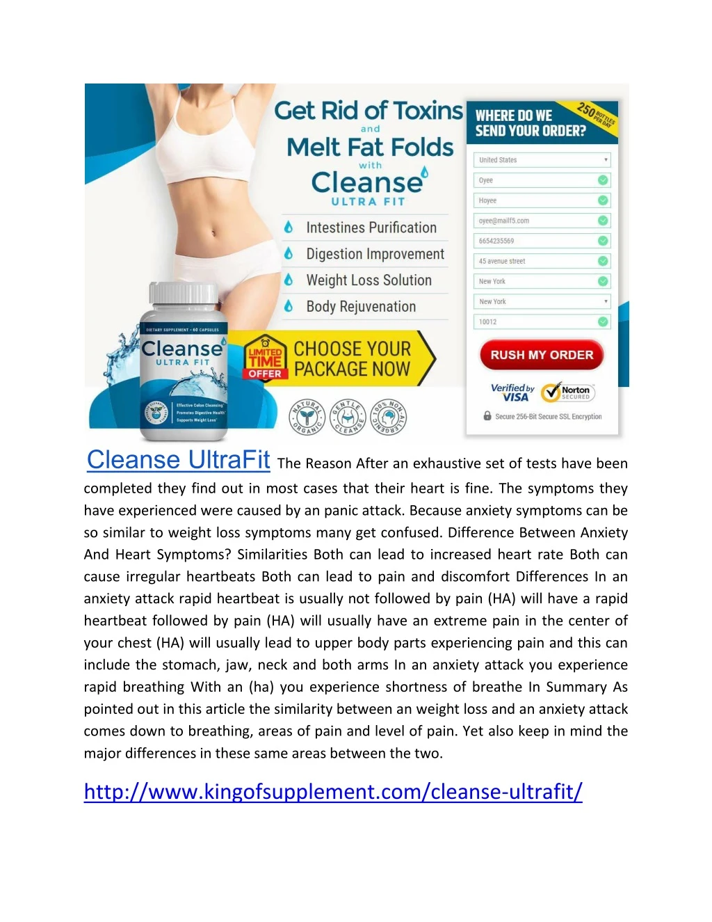 cleanse ultrafit the reason after an exhaustive