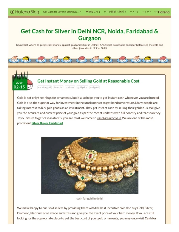 How the Gold buyers give you the cash for gold in Delhi?