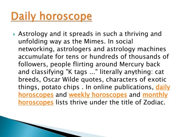Horoscope|Daily horoscope|Today Horoscope
