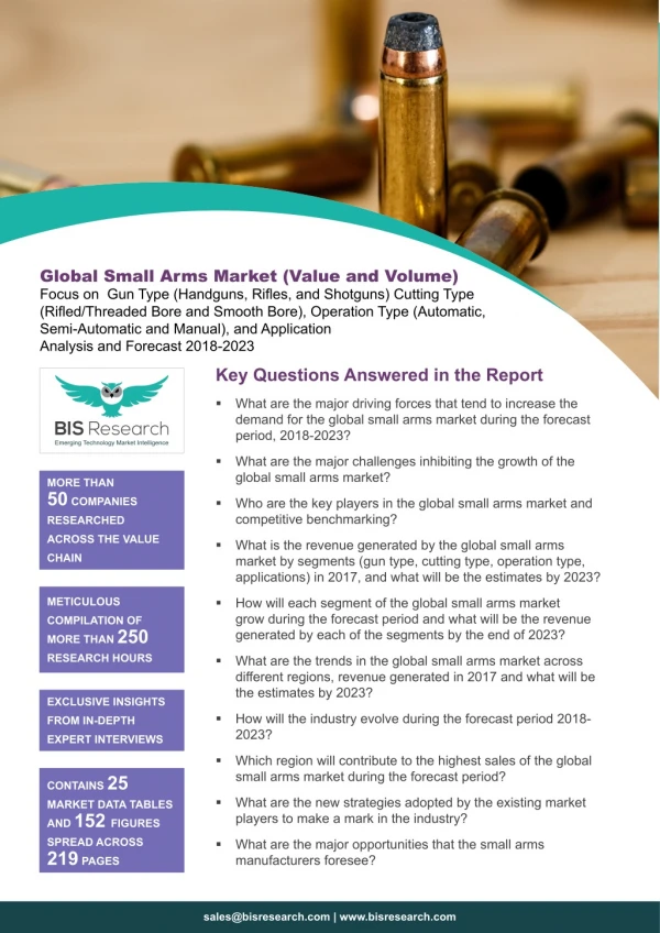 Small Arms Market Research Report