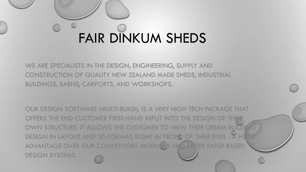 fair dinkum sheds