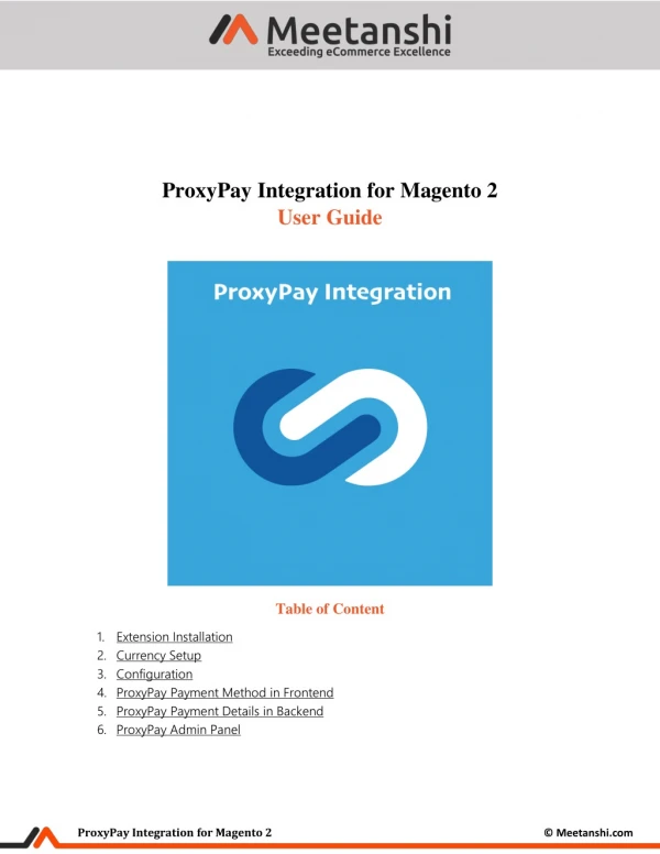 proxypay integration for magento 2 user guide