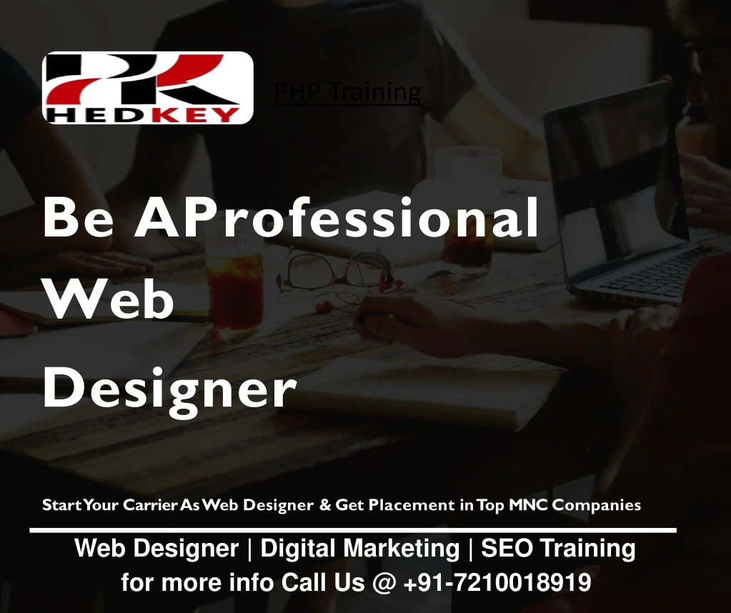 be a professional web designer