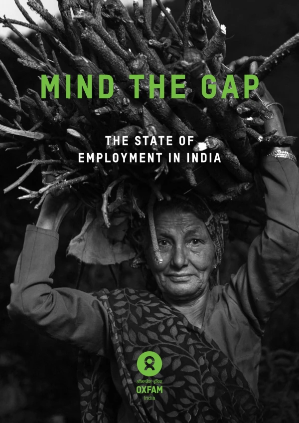 Annual report of employment in India by Oxfam India