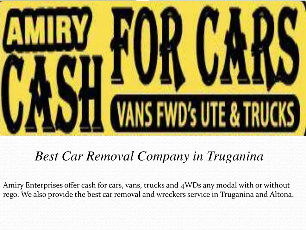 best car removal company in truganina