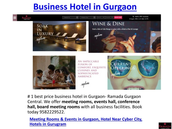 Business Hotel in Gurgaon