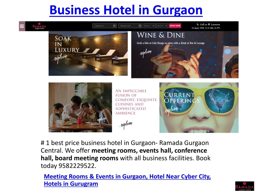 business hotel in gurgaon