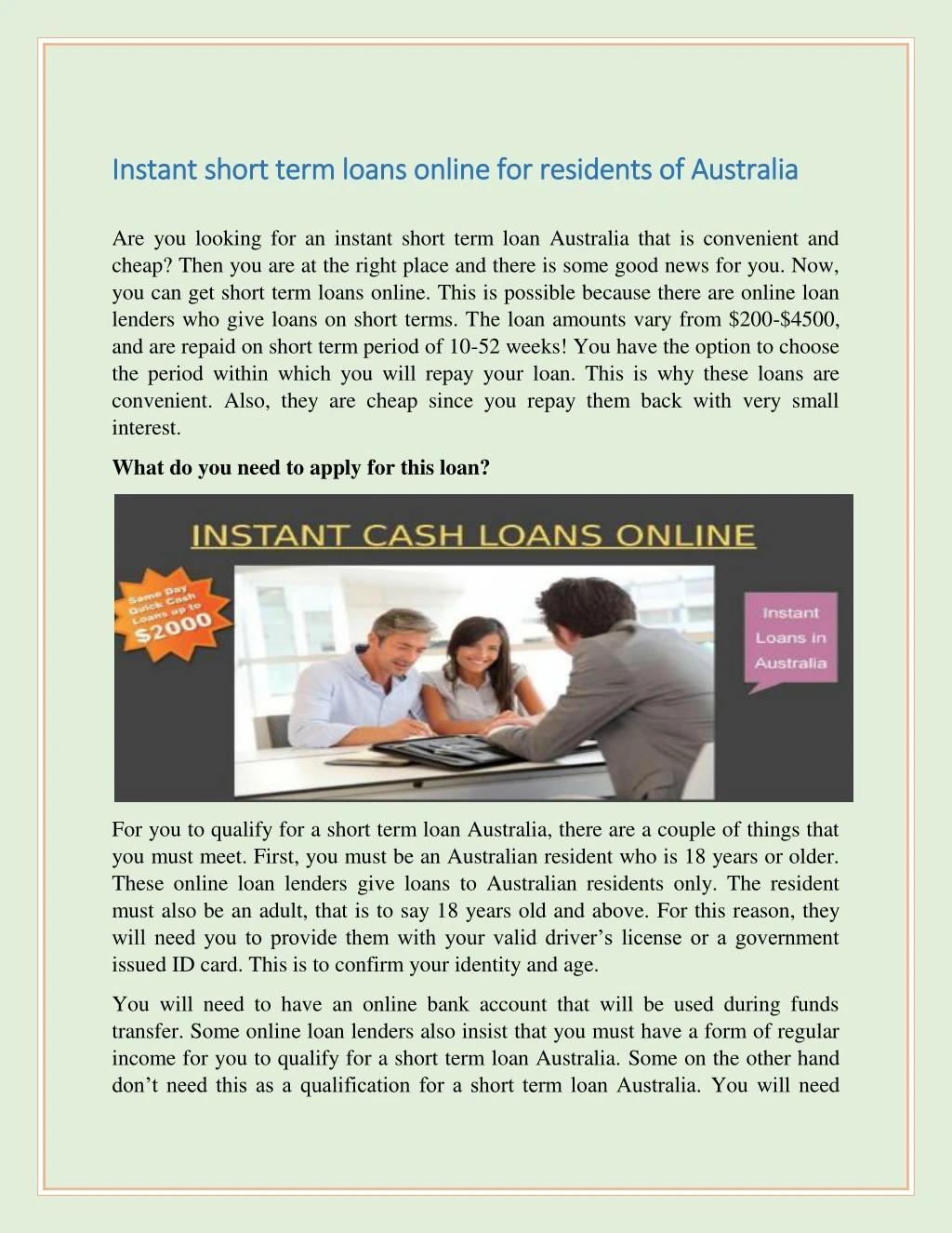 instant short term loans instant short term loans