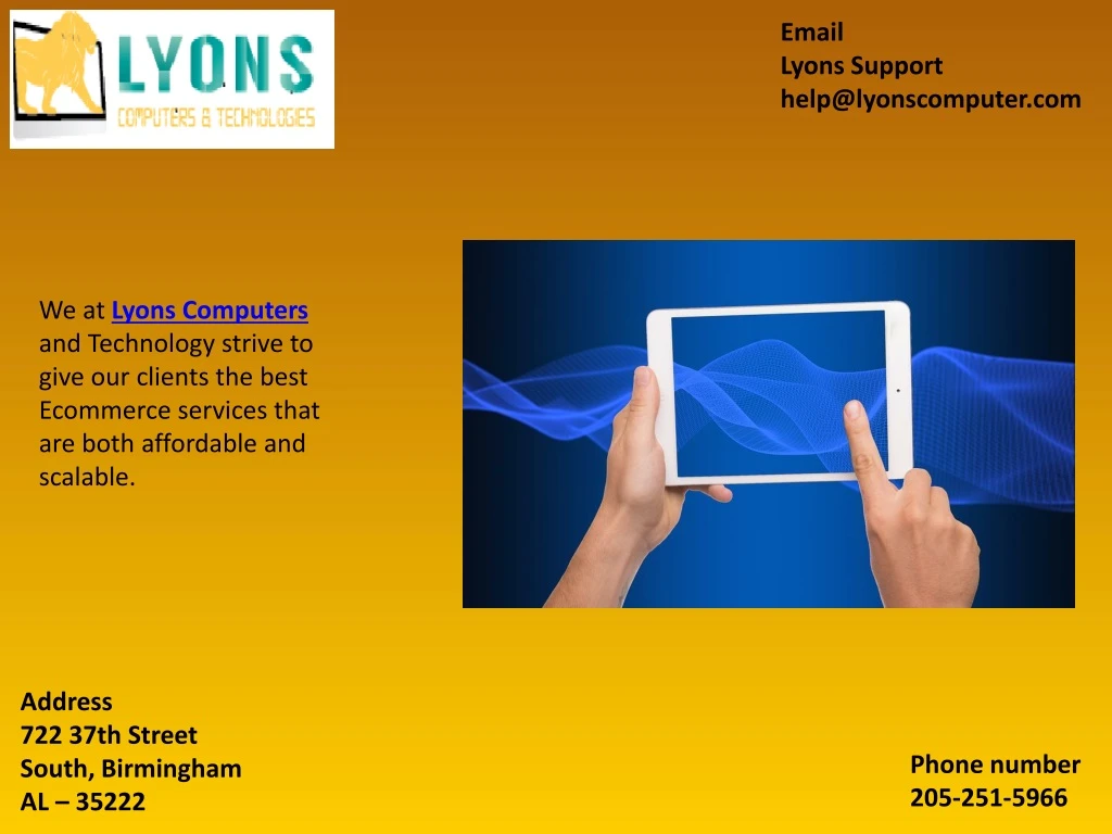 email lyons support help@lyonscomputer com