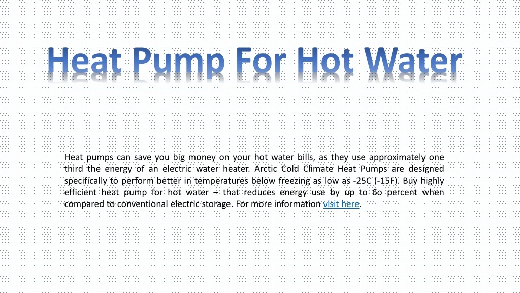 heat pumps can save you big money on your