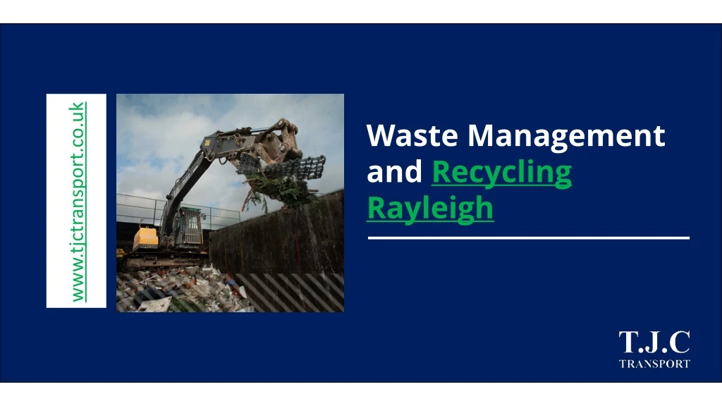 waste management and recycling rayleigh