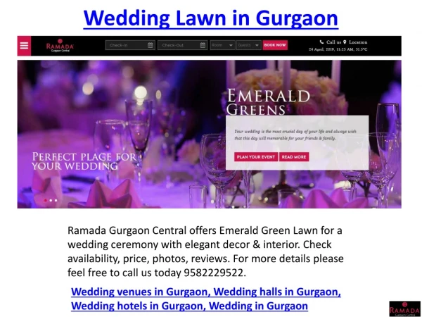 Wedding Lawn in Gurgaon
