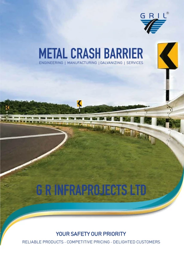 Metal Beam Crash Barriers Components Suppliers India