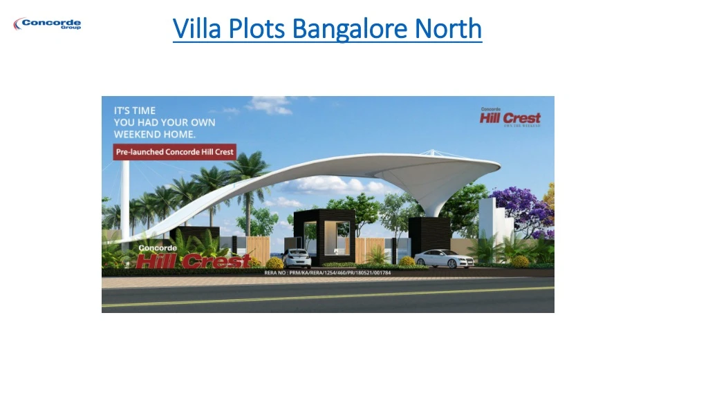villa plots bangalore north