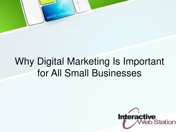 Why Digital Marketing Is Important for All Small Businesses