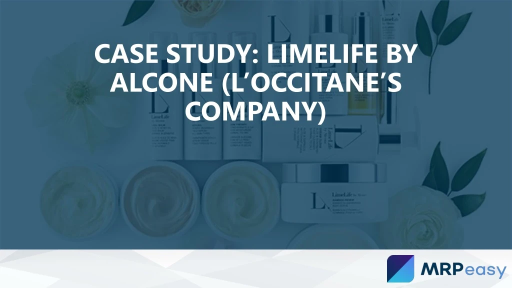 case study limelife by alcone l occitane s company