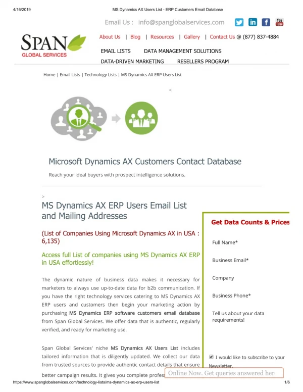 MS Dynamics AX ERP users mailing list