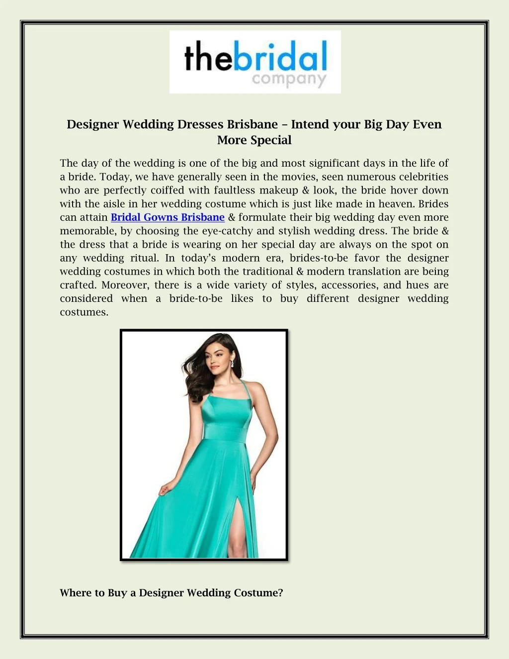 designer wedding dresses brisbane intend your