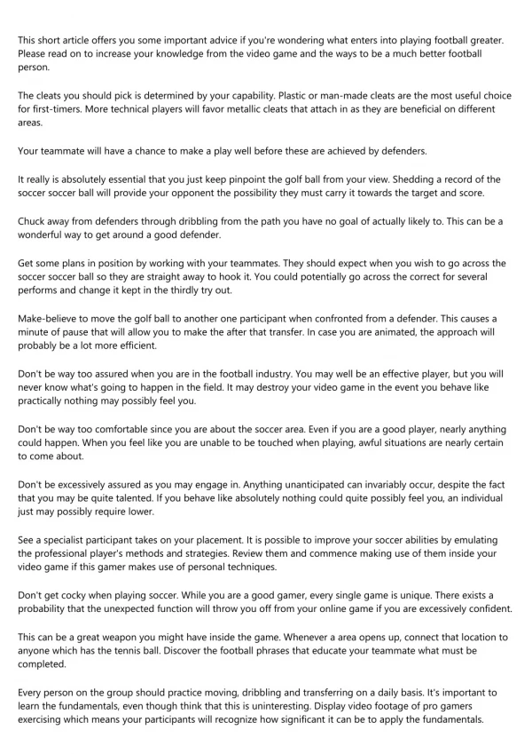 this short article offers you some important
