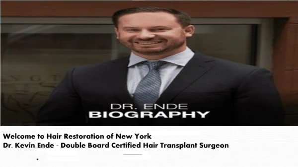 Best Hair Restoration NYC