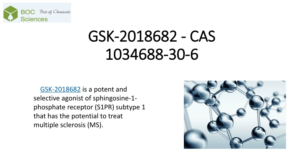 gsk 2018682 cas 1034688 30 6