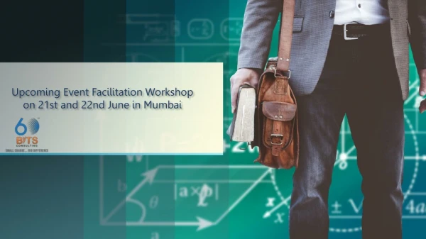 Upcoming Event Facilitation Workshop on 21st and 22nd June in Mumbai