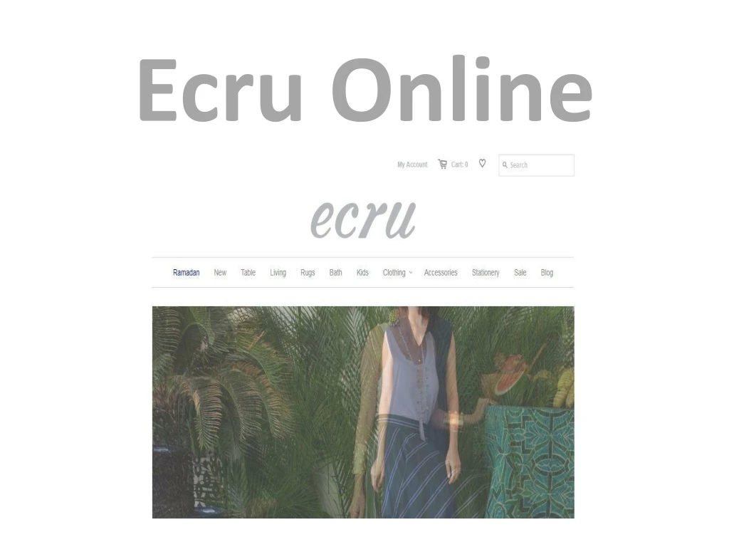 ecru online