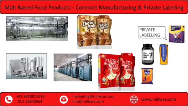 Milkose - Contract Manufacturing & Private Labeling