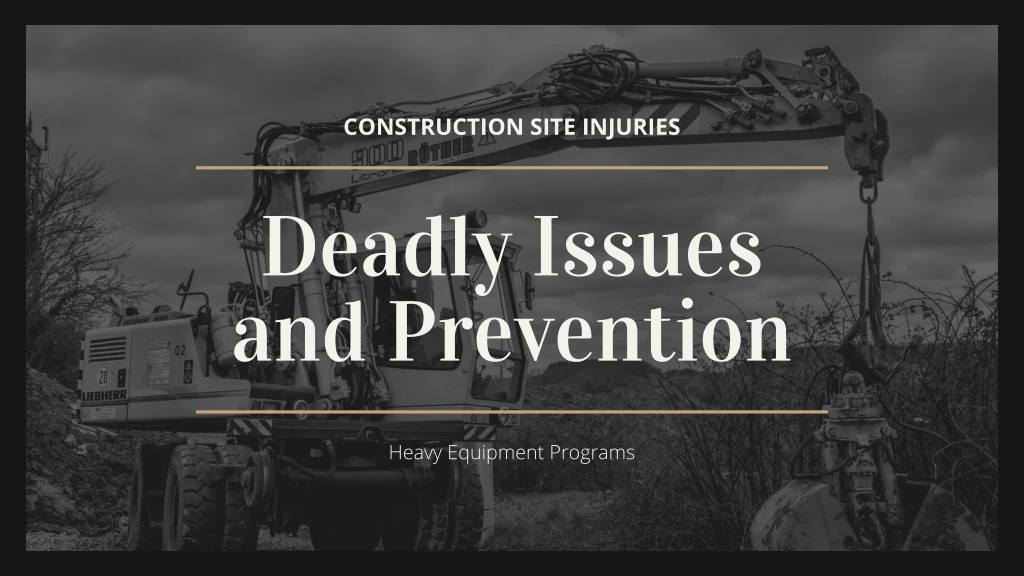 construction site injuries