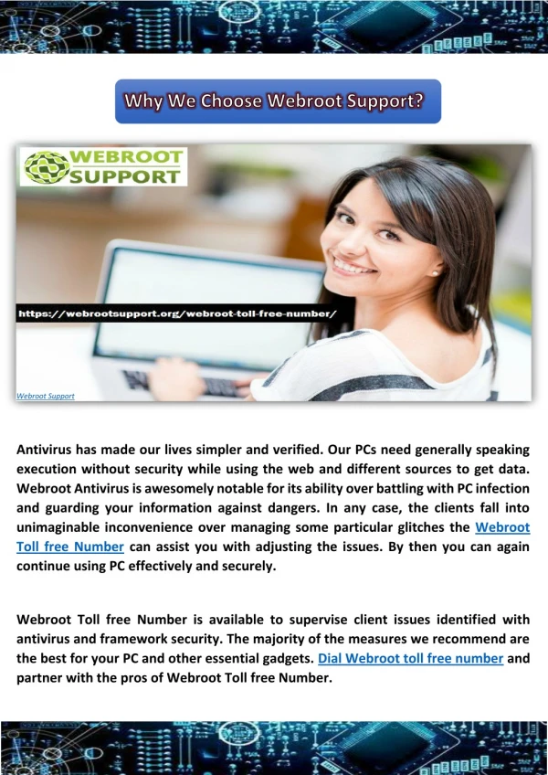 Why We Choose Webroot Support ?