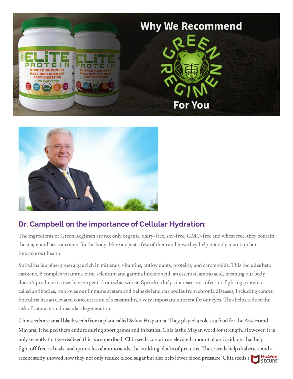 dr campbell on the importance of cellular
