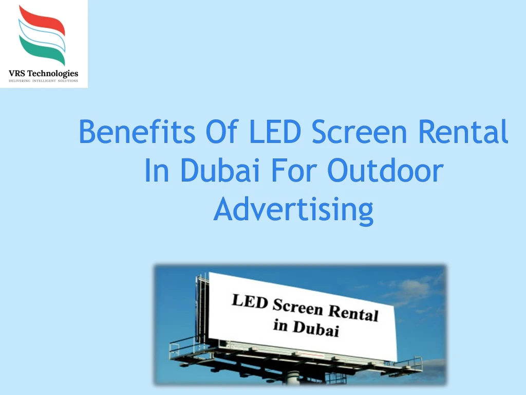 benefits of led screen rental in dubai for outdoor advertising