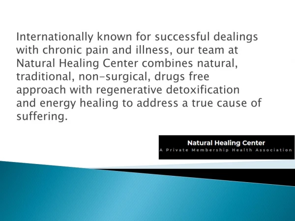 Natural Healing medicine