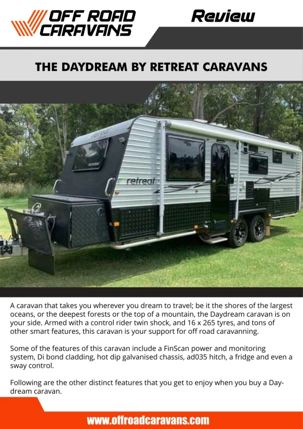 The Daydream by Retreat Caravans Review – Off Road Caravans