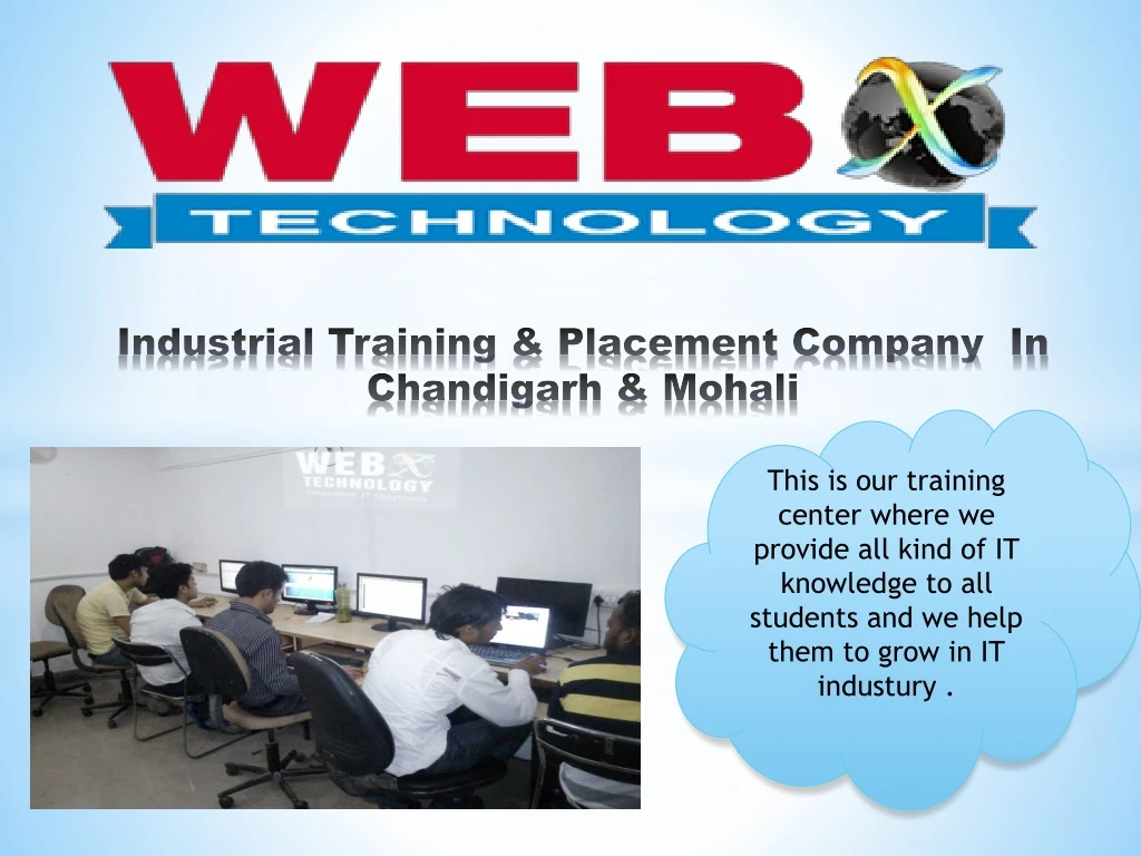 industrial training placement company in chandigarh mohali