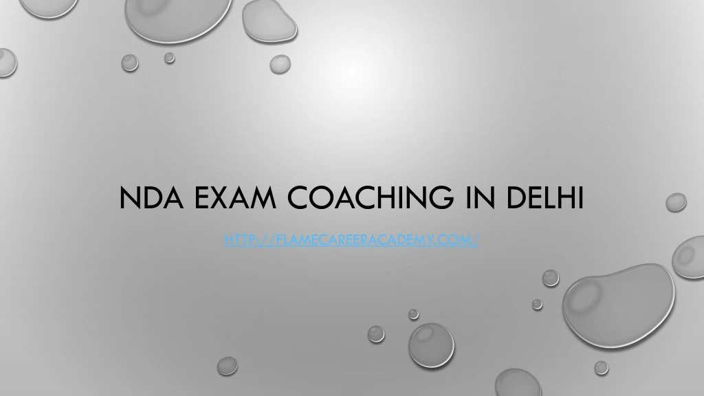 nda exam coaching in delhi