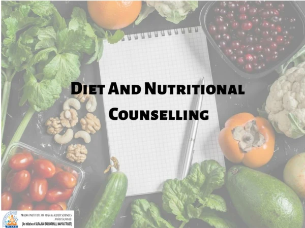 Diet & nutritional counselling