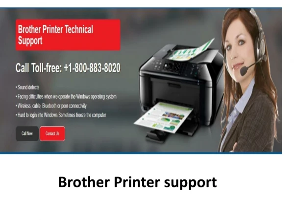 Brother Printer Support Number USA 1-800-883-8020