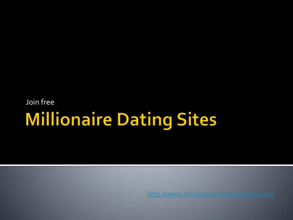 millionaire Dating Site