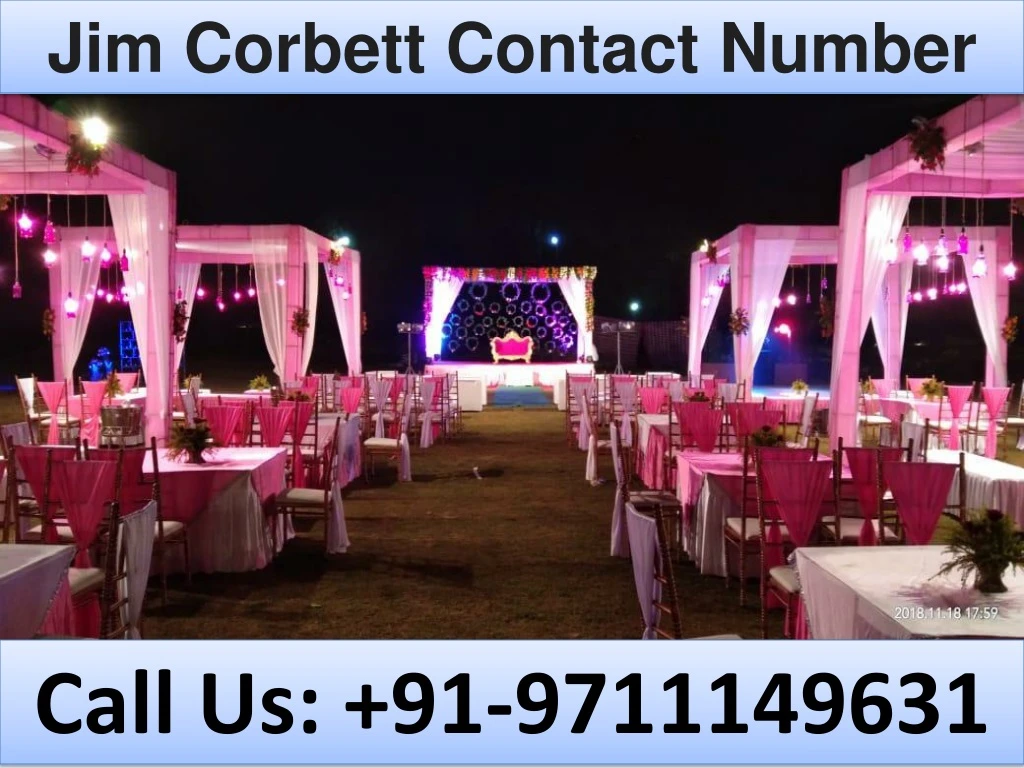 jim corbett contact number