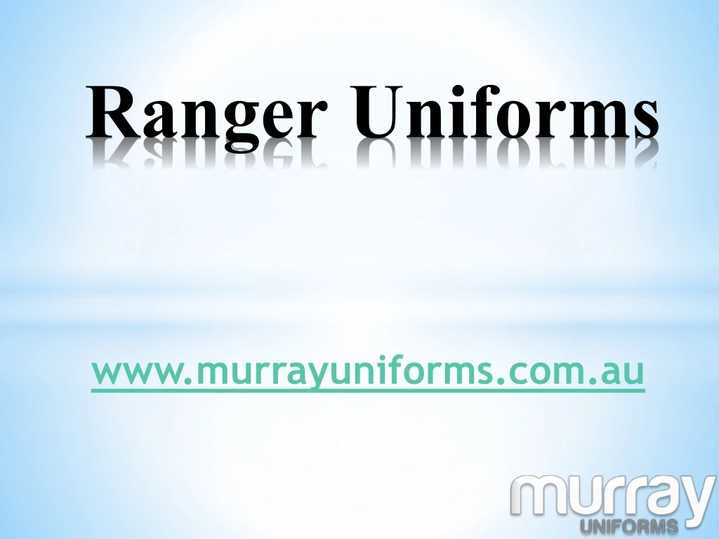 ranger uniforms