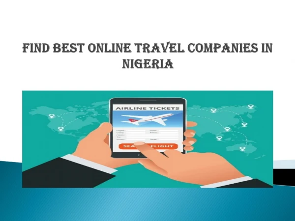 Find Best Online Travel Companies In Nigeria