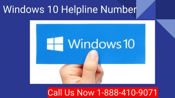 windows 10 helpline number