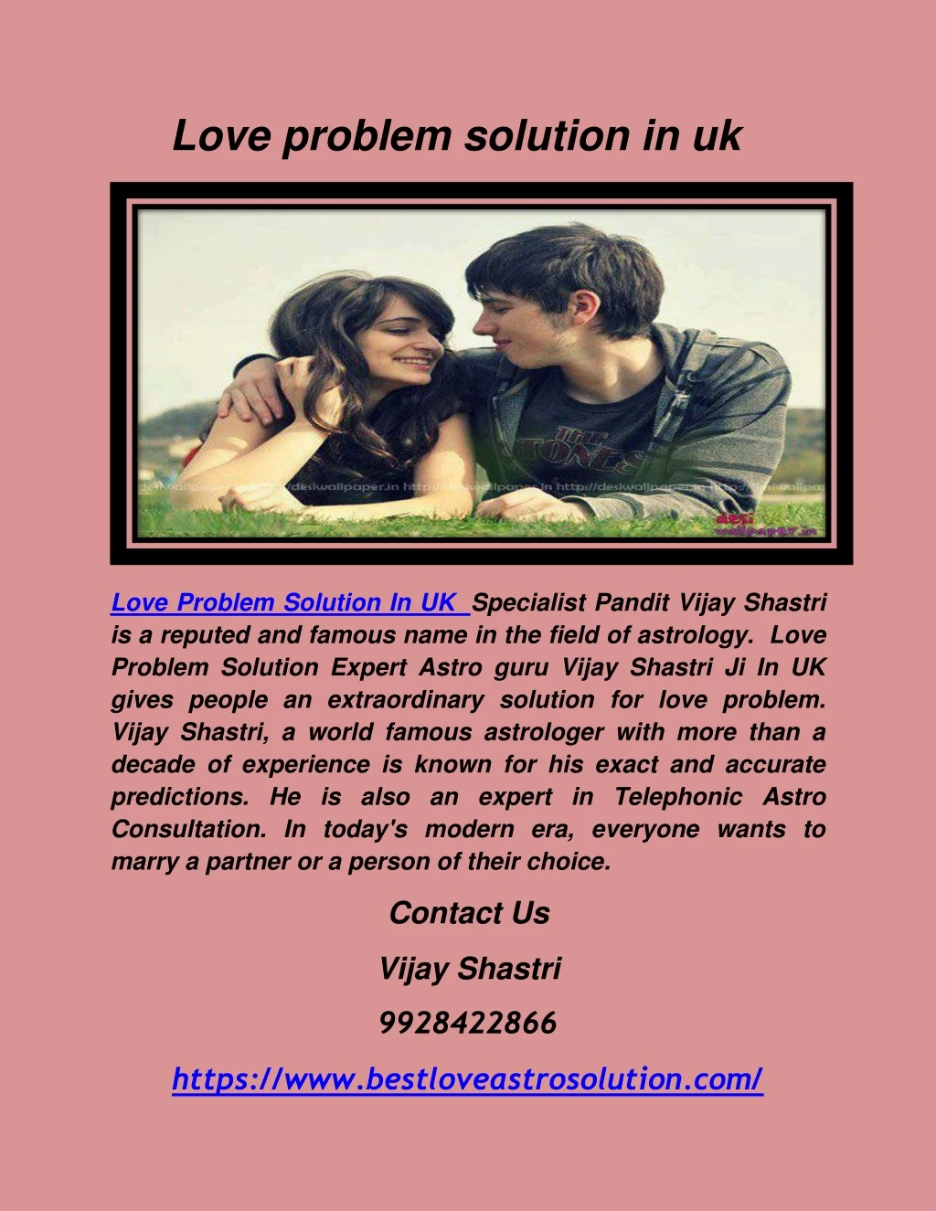 love problem solution in uk