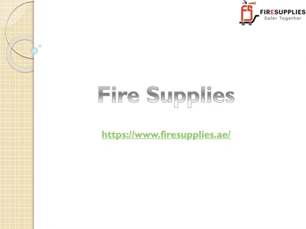 Fire Extinguishers UAE