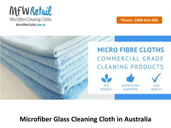 Microfiber Glass Cleaning Cloth in Australia
