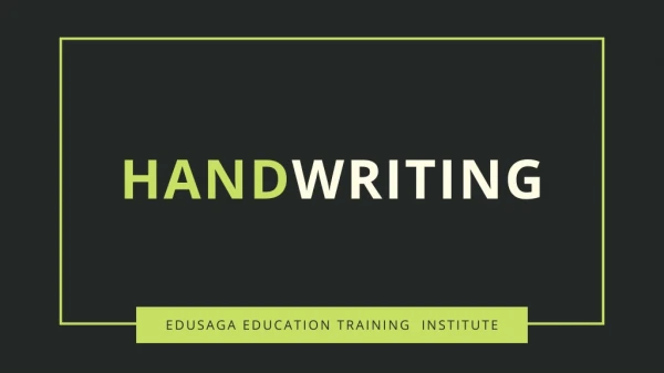 Best handwriting training center in Abu dhabi