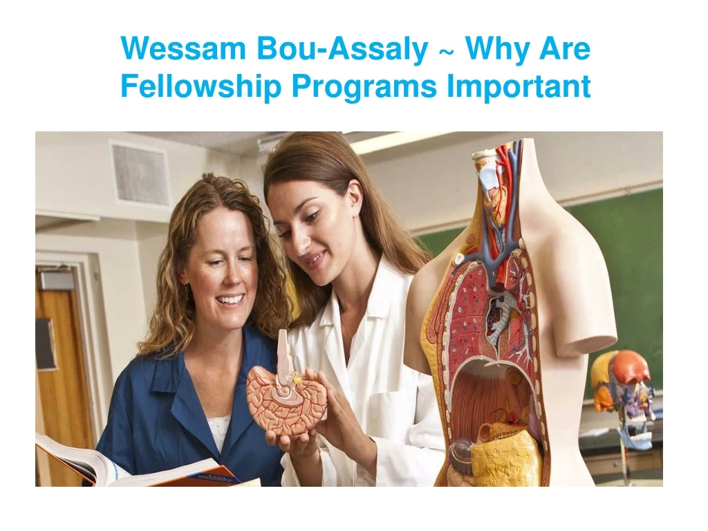 wessam bou assaly why are fellowship programs