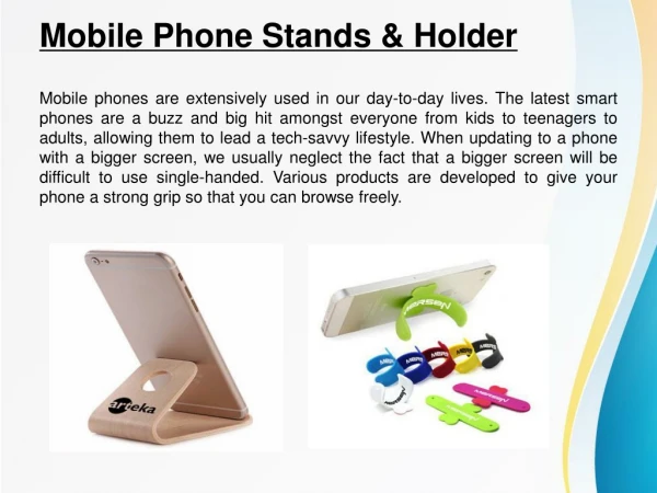 Get Promotional Mobile Phone Stand Holder at Wholesale Price