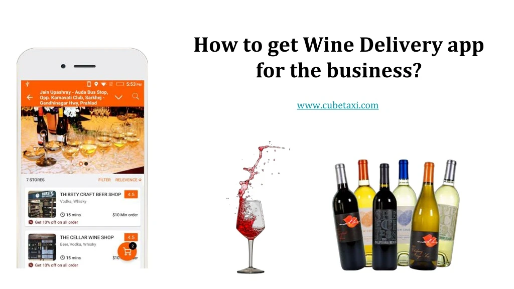 how to get wine delivery app for the business